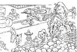 長堀の石浜（拡大）